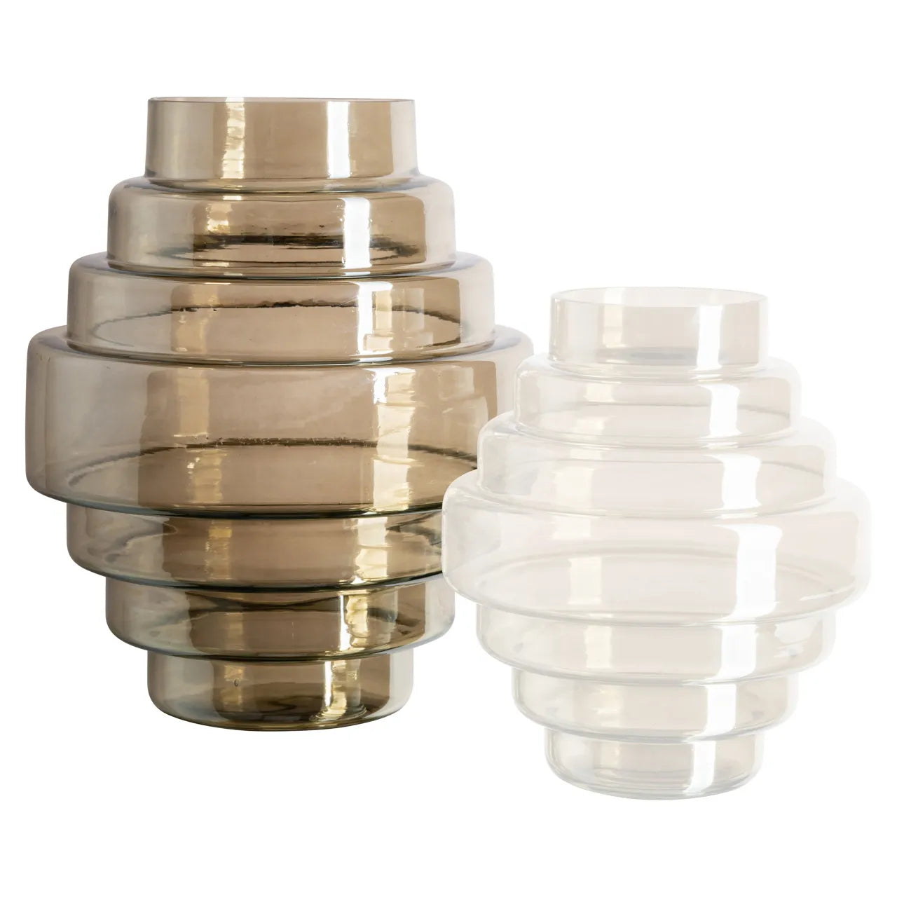 Richmond Interiors Liosa Smoke Glass Vase Large