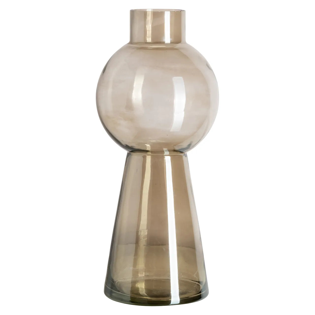 Richmond Interiors Sera Smoke Glass Vase Small