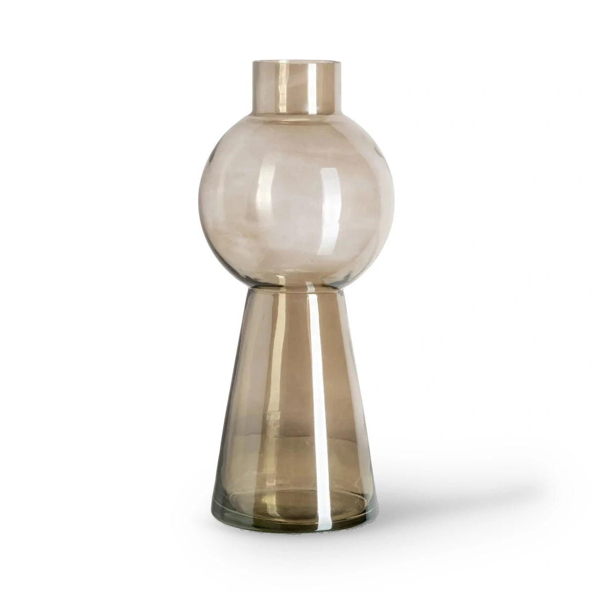 Richmond Interiors Sera Smoke Glass Vase Small