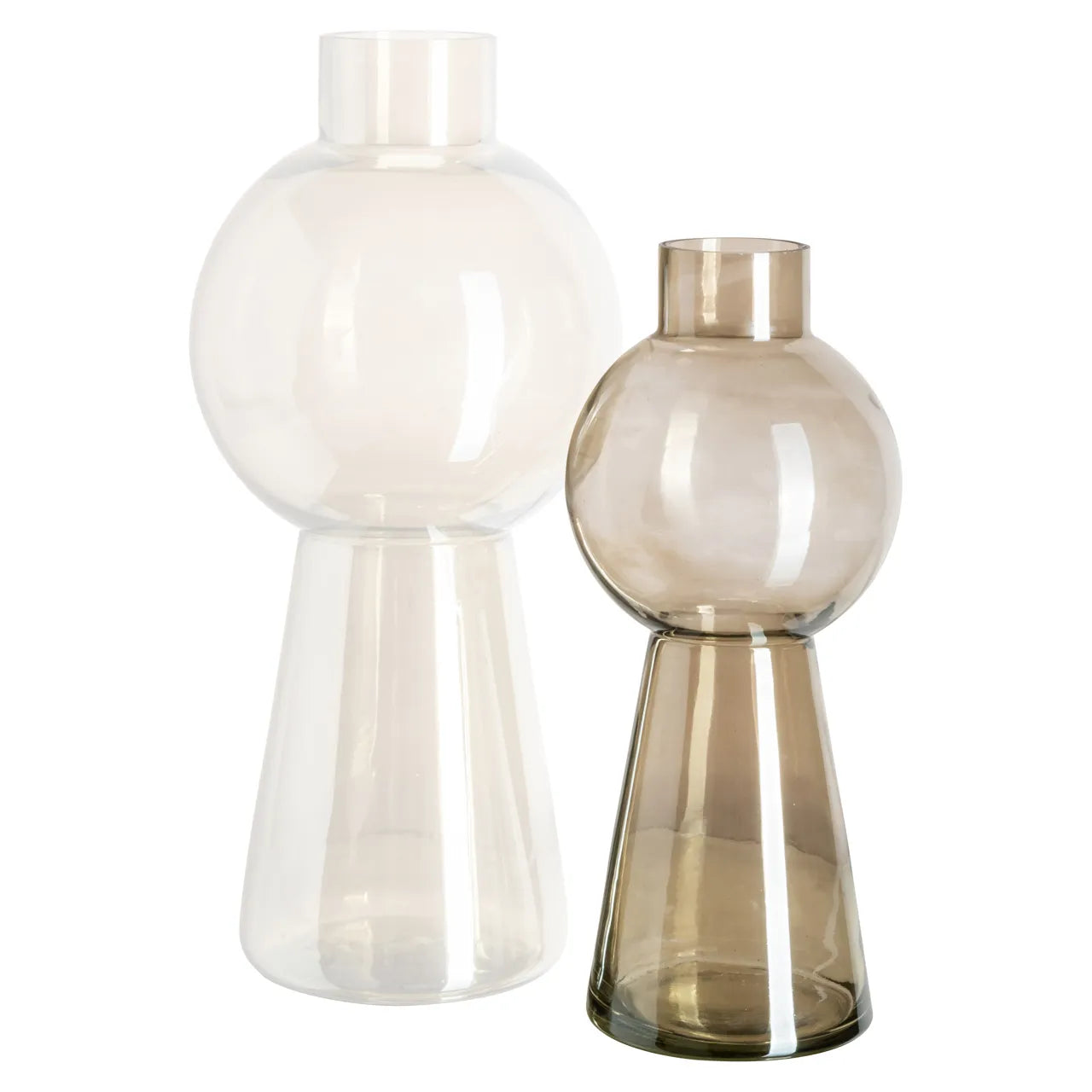 Richmond Interiors Sera Smoke Glass Vase Small