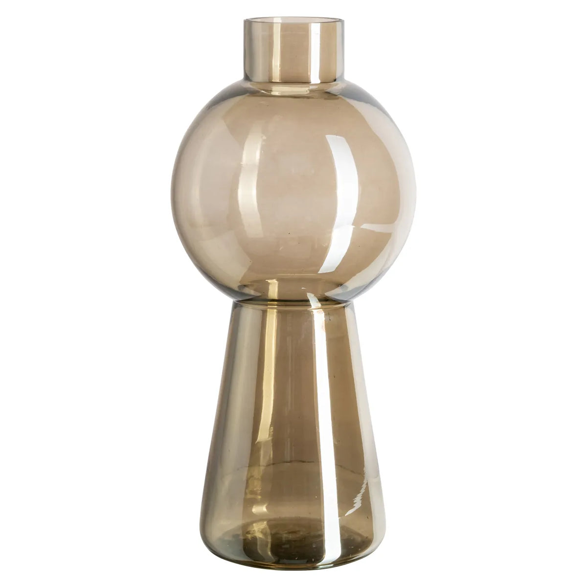 Richmond Interiors Sera Smoke Glass Vase Large