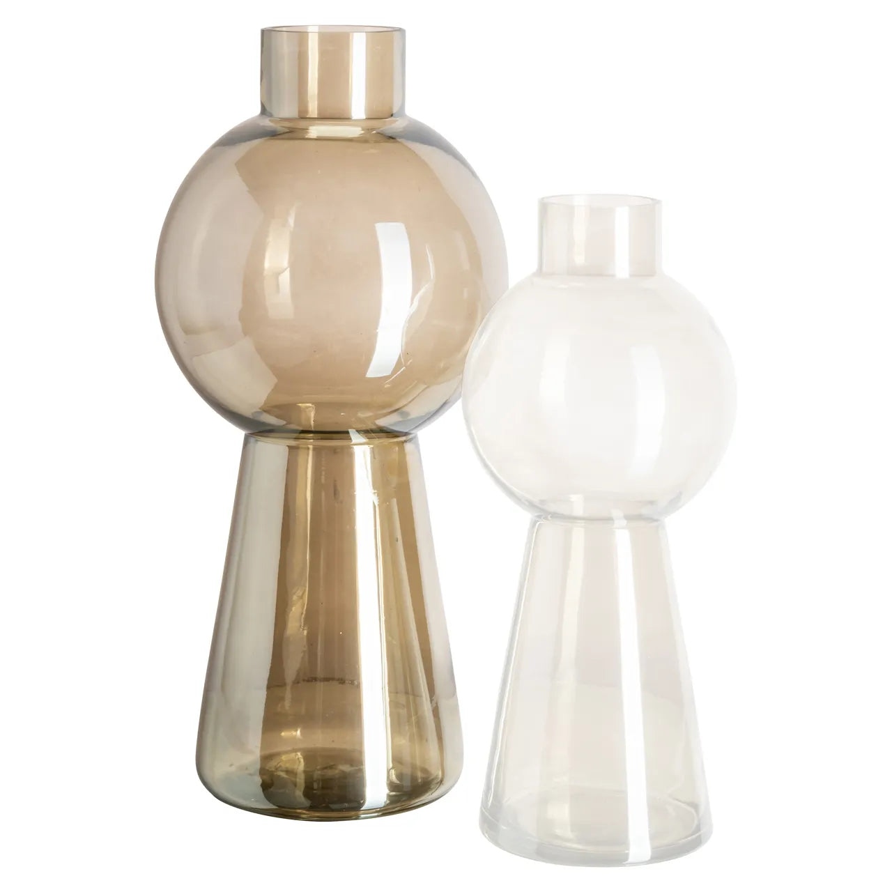 Richmond Interiors Sera Smoke Glass Vase Large