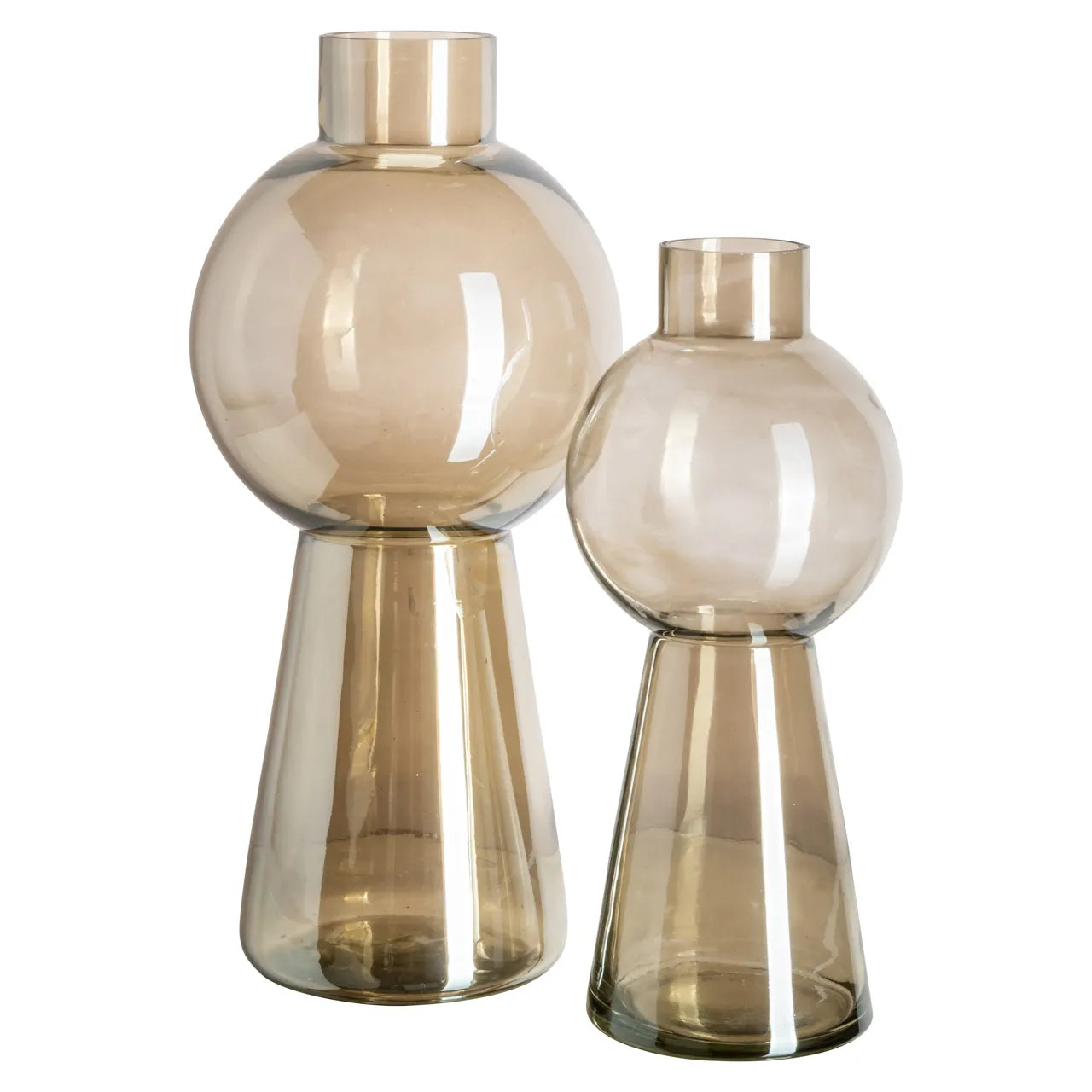 Richmond Interiors Sera Smoke Glass Vase Large