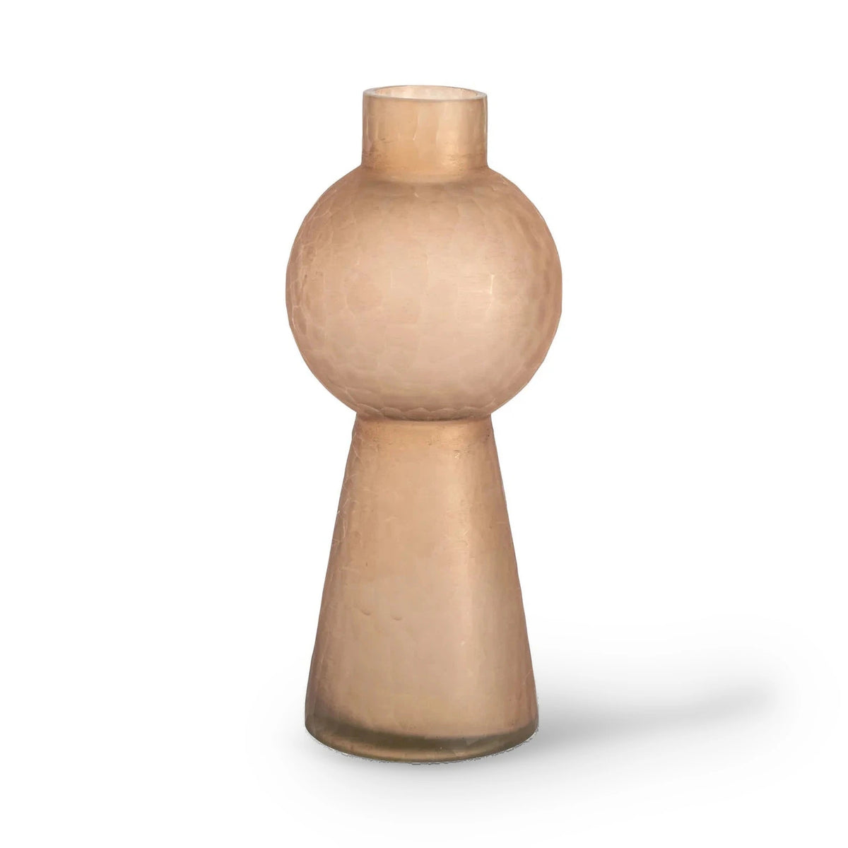 Richmond Interiors Ora Brown Glass Vase Small