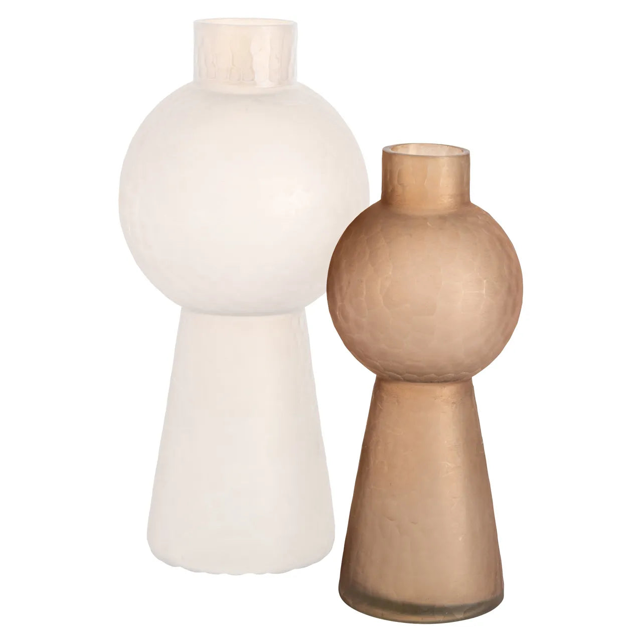 Richmond Interiors Ora Brown Glass Vase Small