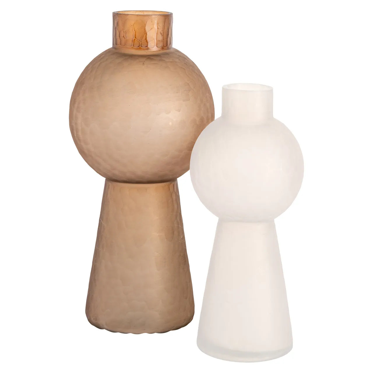 Richmond Interiors Ora Brown Glass Vase Large