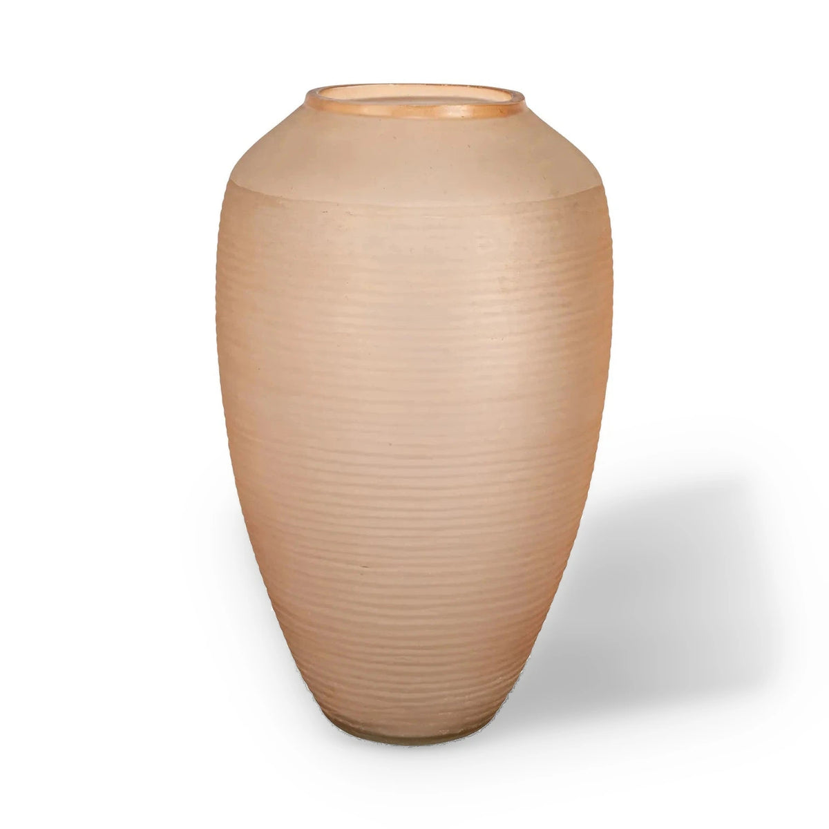 Richmond Interiors Vea Pink Glass Vase
