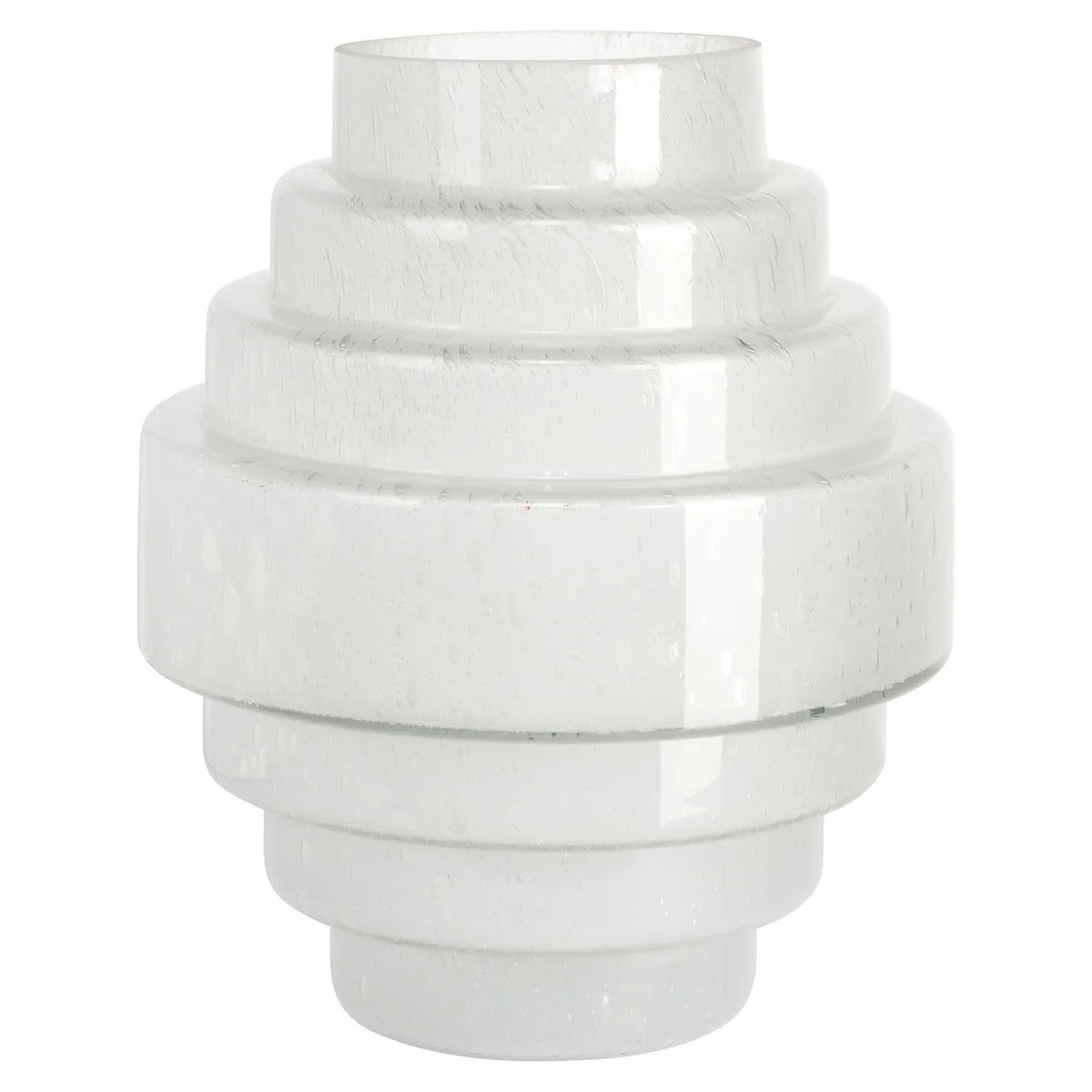 Richmond Interiors Samara White Glass Vase