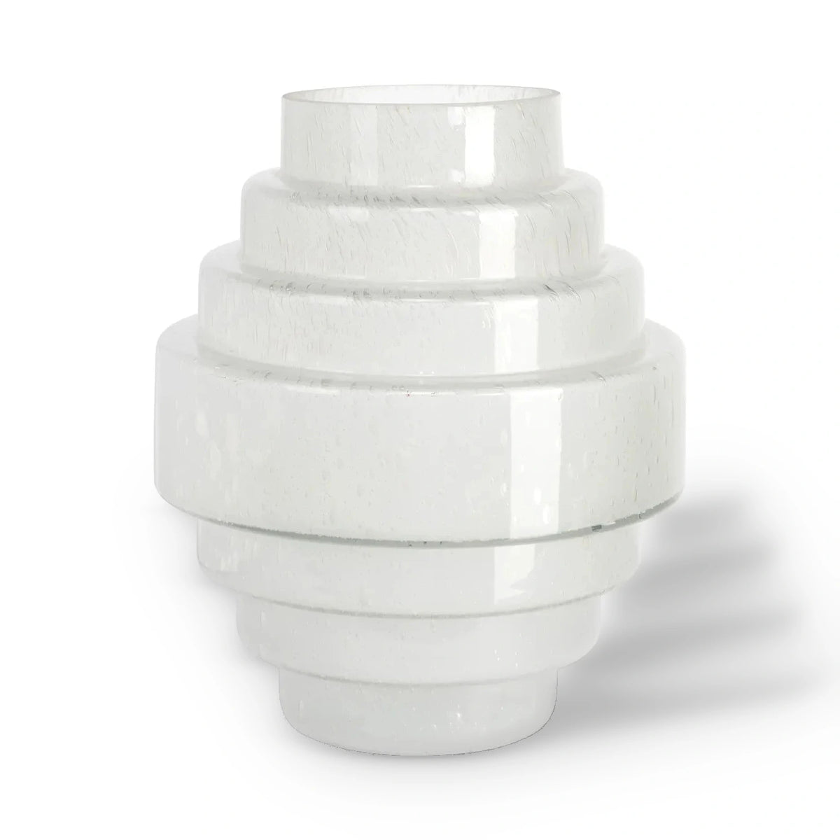 Richmond Interiors Samara White Glass Vase