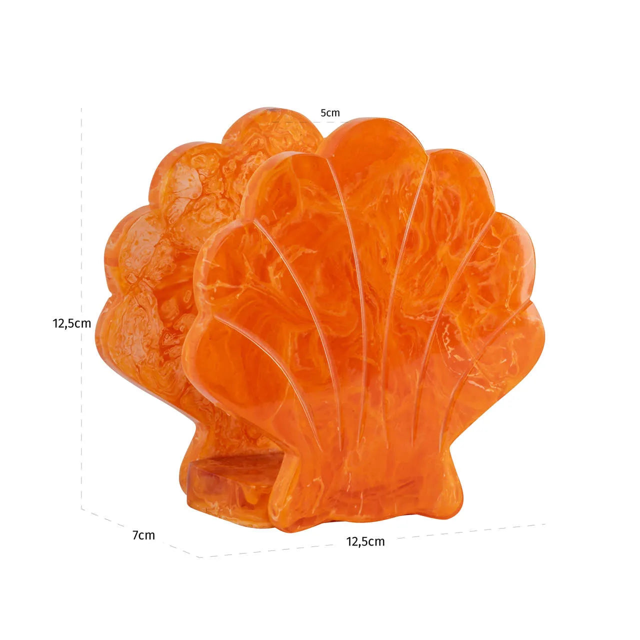 Richmond Interiors Shelly Orange Resin Napkin Holder