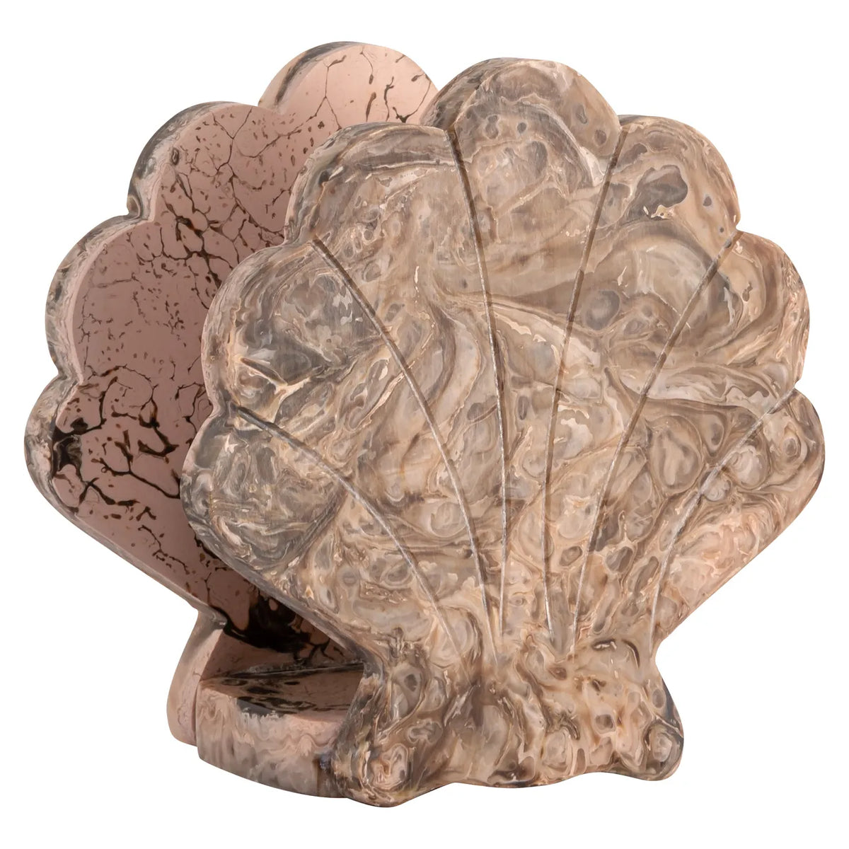Richmond Interiors Shelly Chocolate Brown Resin Napkin Holder