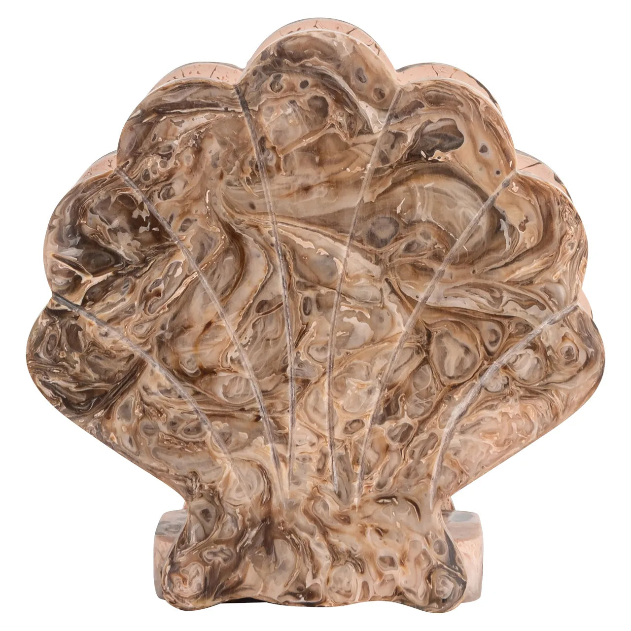 Richmond Interiors Shelly Chocolate Brown Resin Napkin Holder