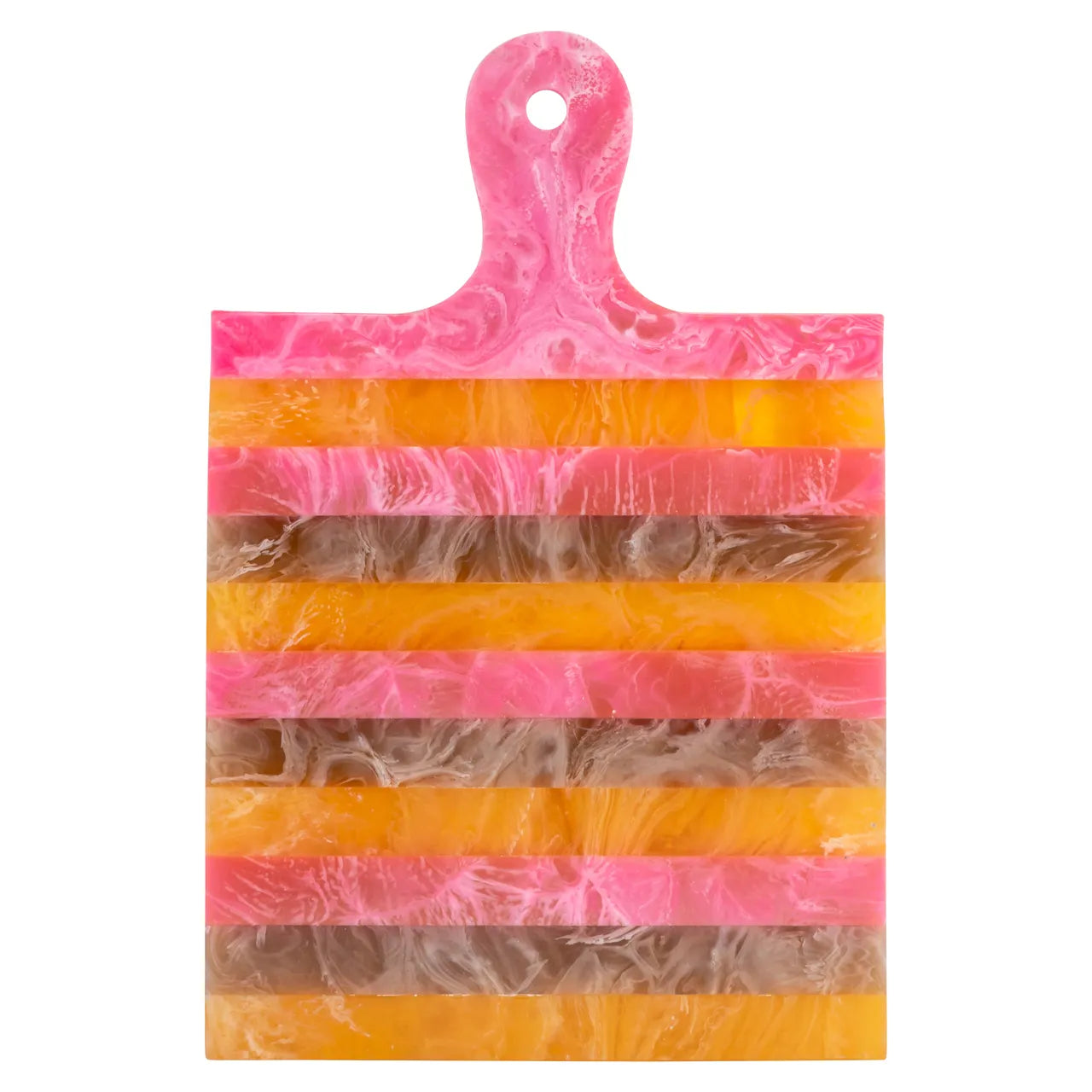 Richmond Interiors Cindy Pink/Orange Resin Serving Board Small