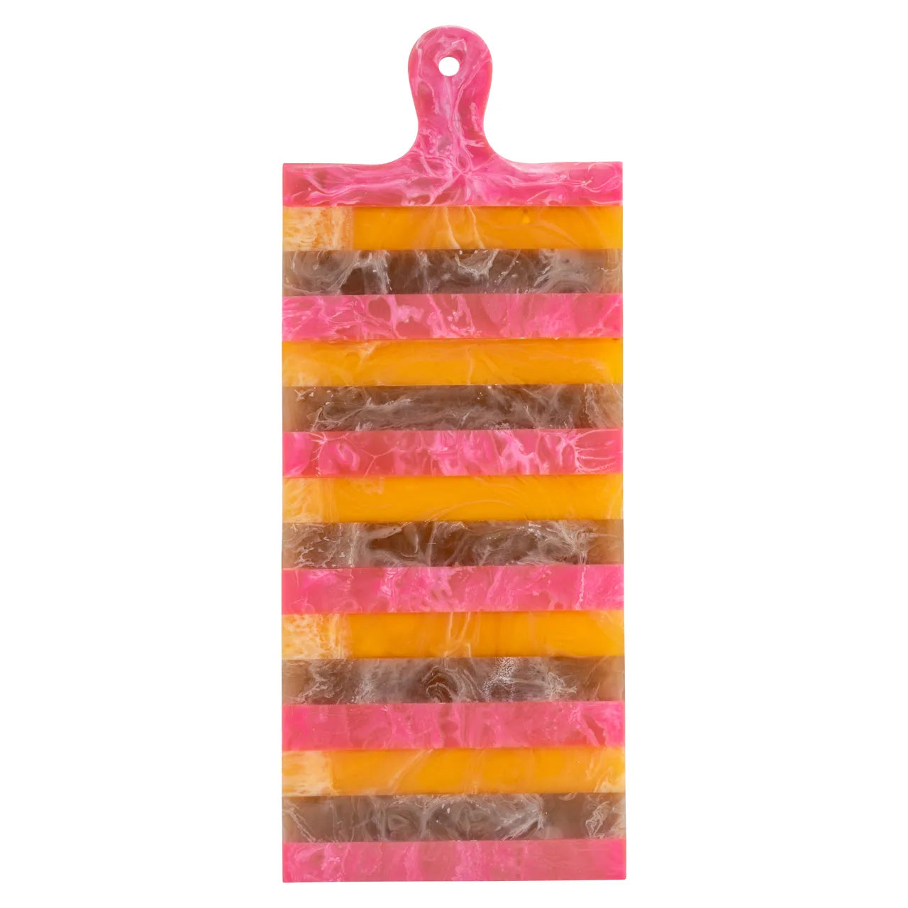 Richmond Interiors Cindy Pink/Orange Resin Serving Board Large