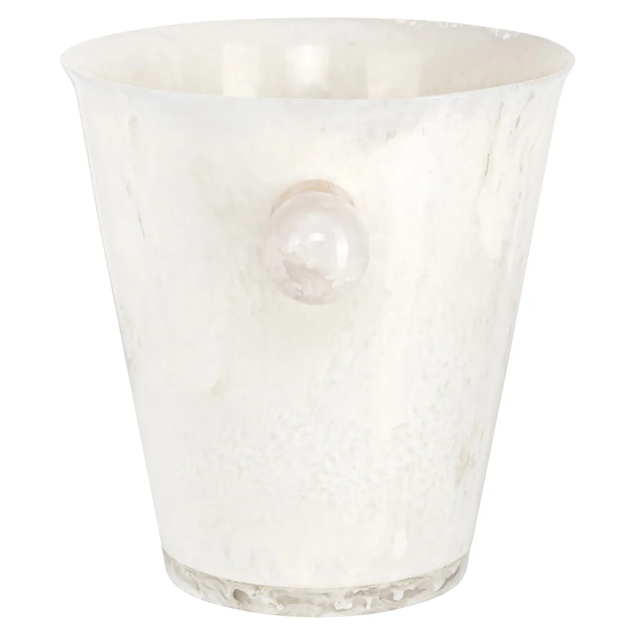 Richmond Interiors Veuve White Resin Wine Cooler