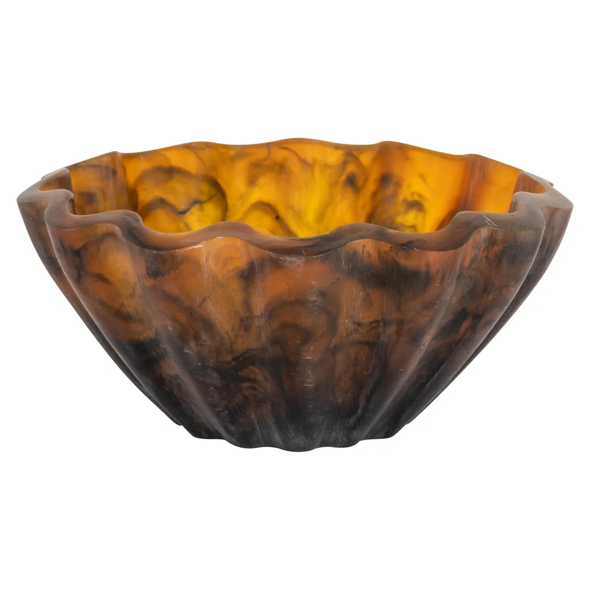 Richmond Interiors Jasmine Tortoise Resin Bowl Small