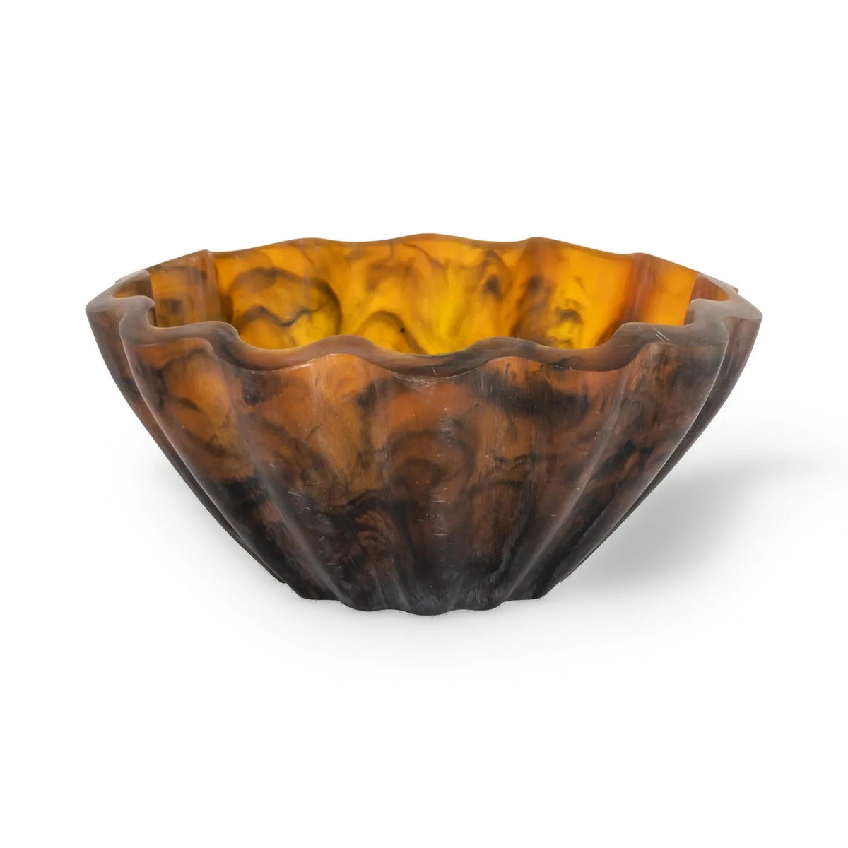 Richmond Interiors Jasmine Tortoise Resin Bowl Small