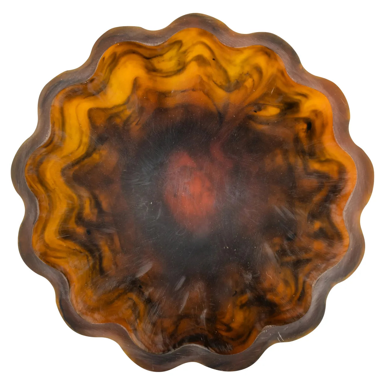 Richmond Interiors Jasmine Tortoise Resin Bowl Small