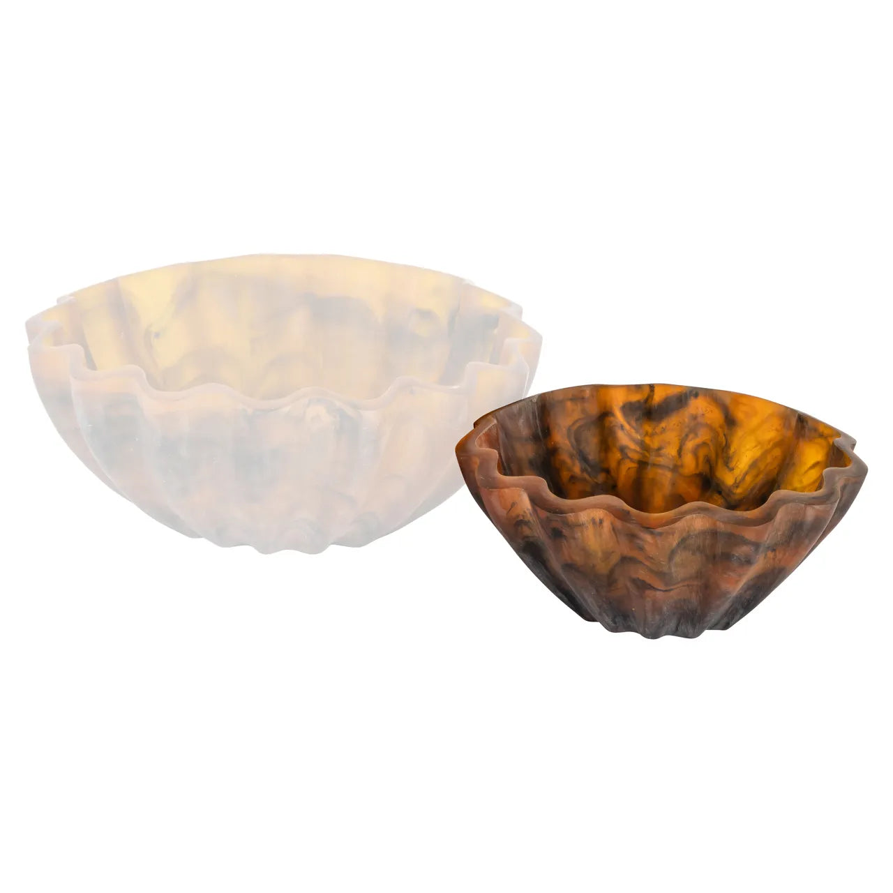 Richmond Interiors Jasmine Tortoise Resin Bowl Small