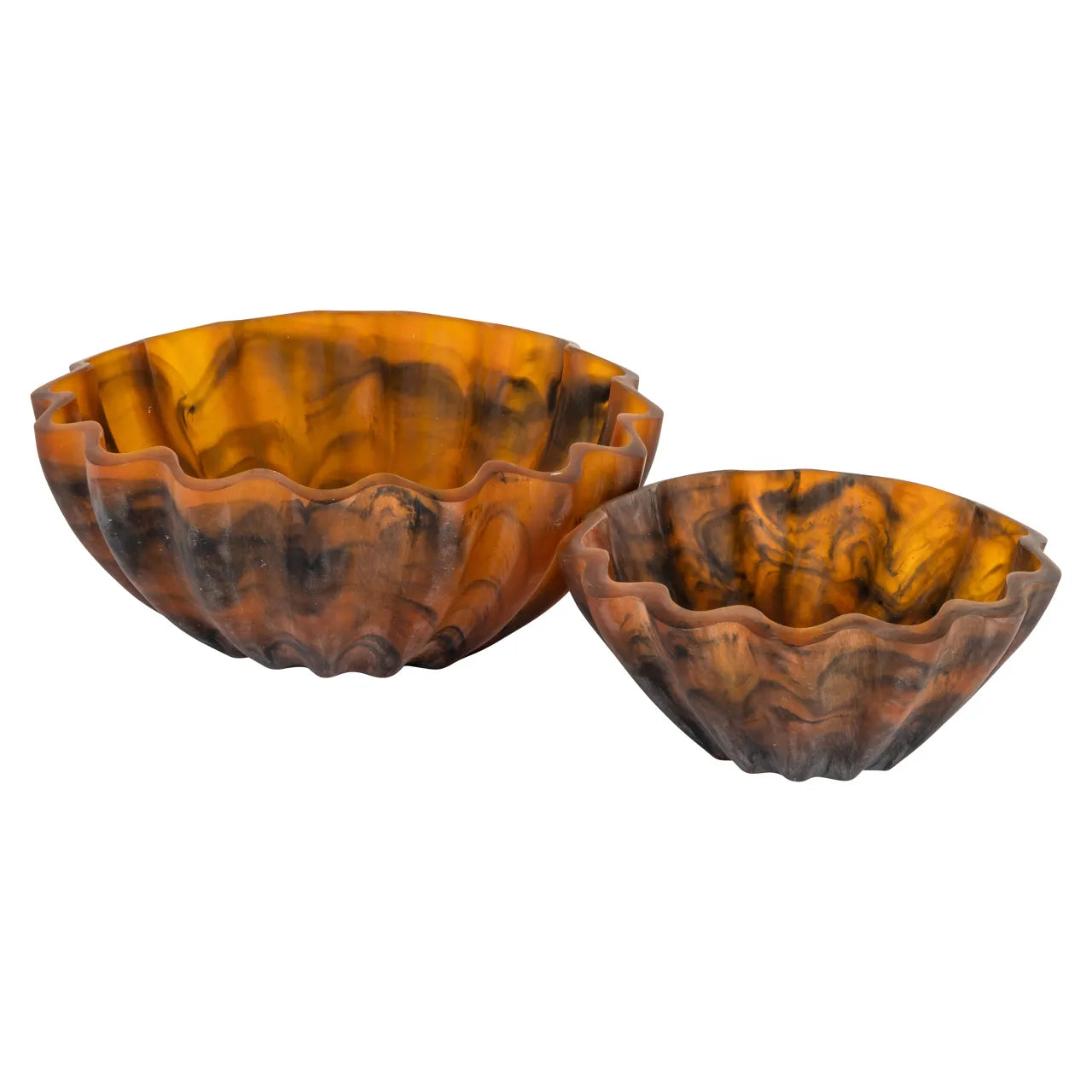 Richmond Interiors Jasmine Tortoise Resin Bowl Small