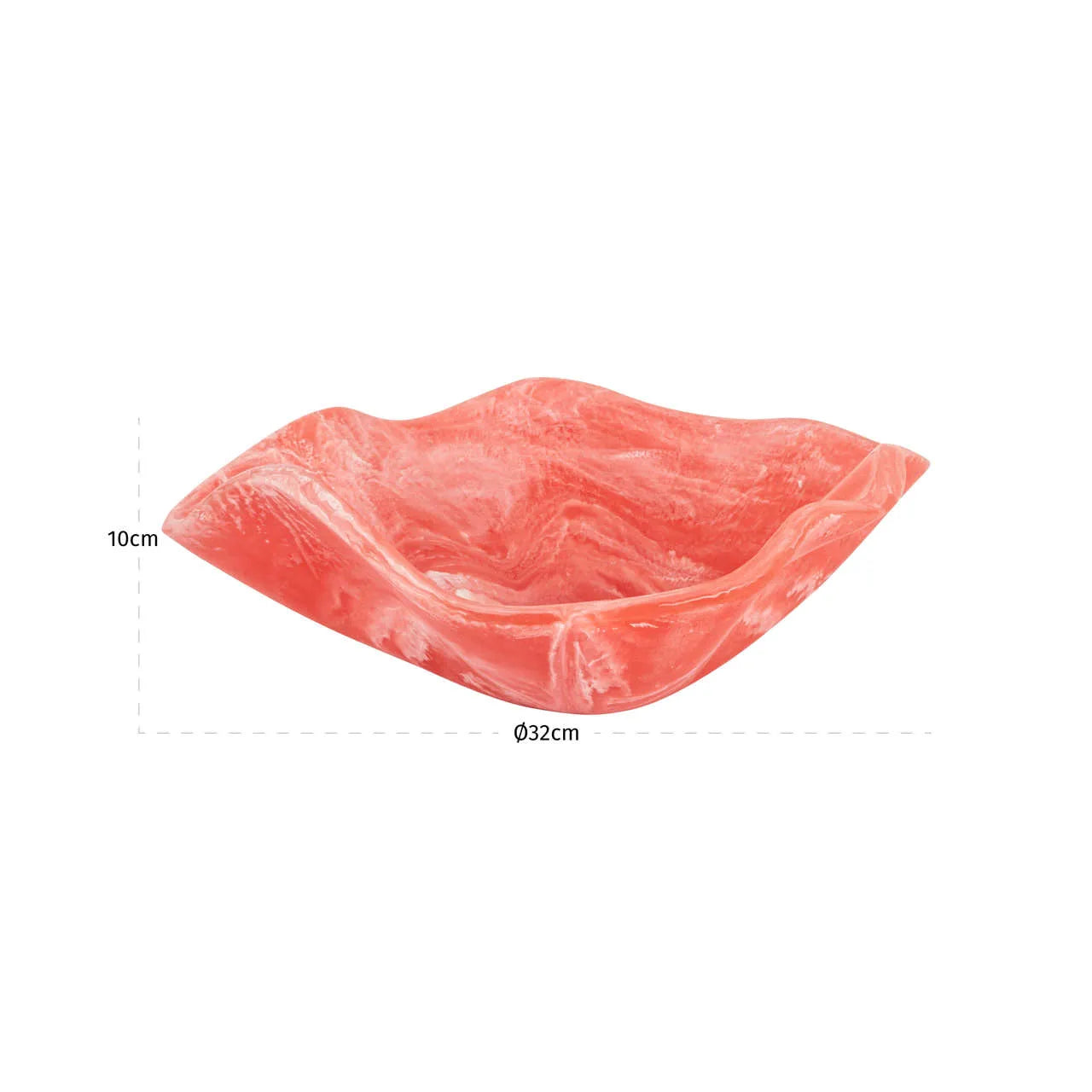 Richmond Interiors Aster Pink Resin Bowl