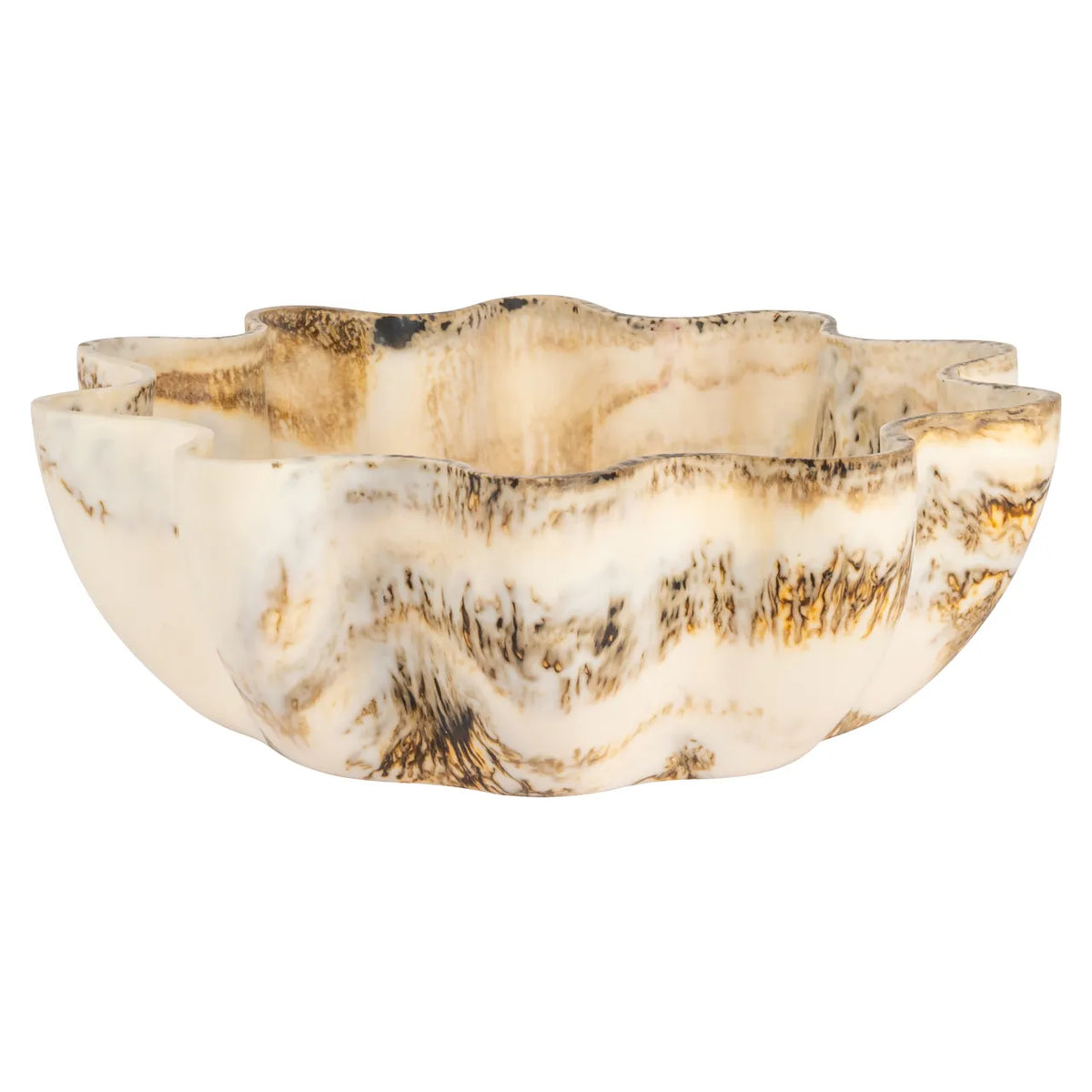 Richmond Interiors Lotus Natural Resin Bowl