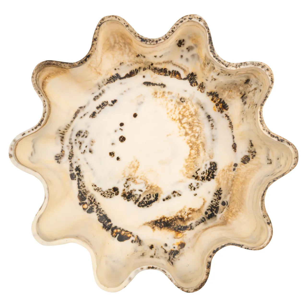 Richmond Interiors Lotus Natural Resin Bowl