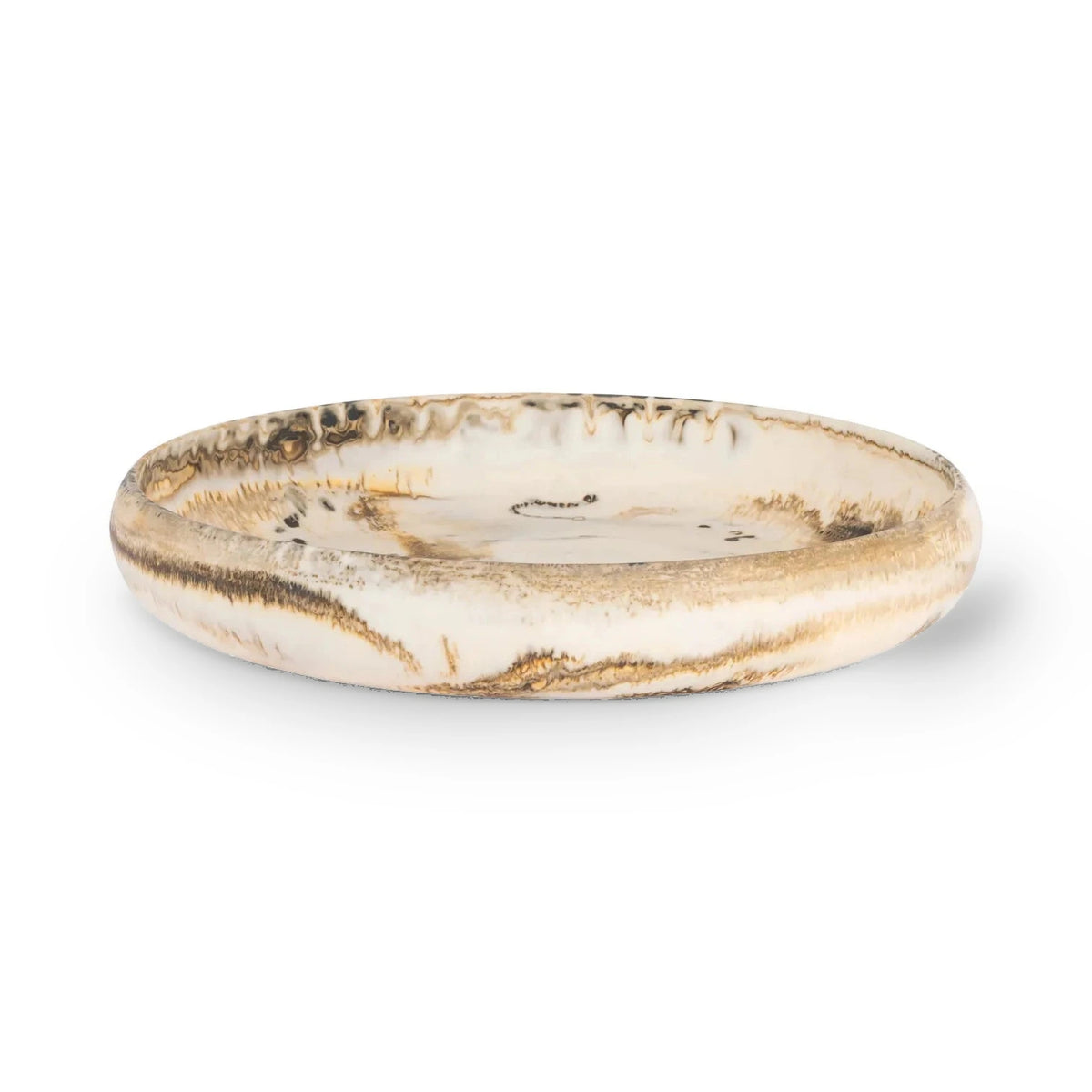 Richmond Interiors Daisy Beige Resin Bowl