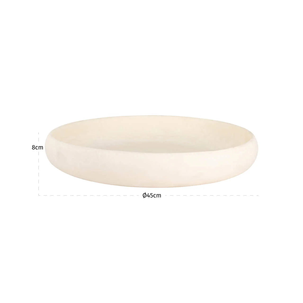 Richmond Interiors Daisy White Resin Bowl