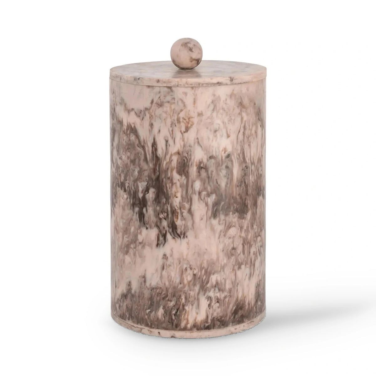 Richmond Interiors Rosaline Chocolate Brown Resin Storage Jar Small