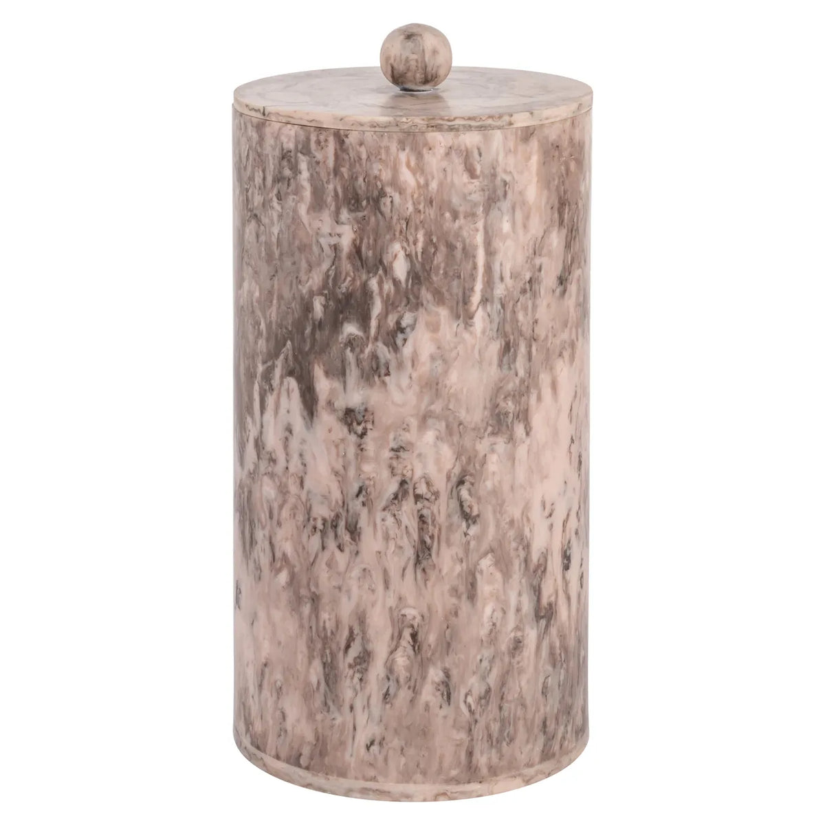 Richmond Interiors Rosaline Chocolate Brown Resin Storage Jar Large