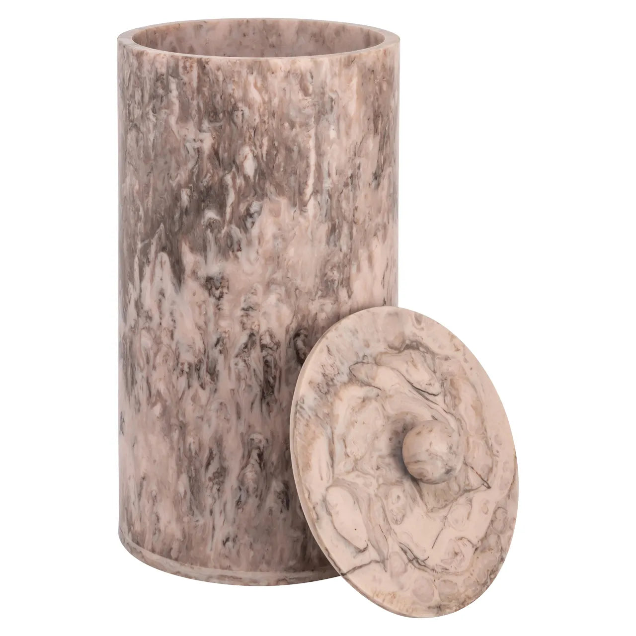 Richmond Interiors Rosaline Chocolate Brown Resin Storage Jar Large