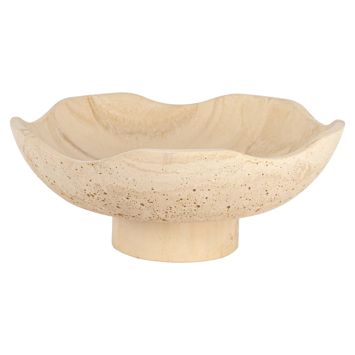 Richmond Interiors Meauve Beige Resin Bowl
