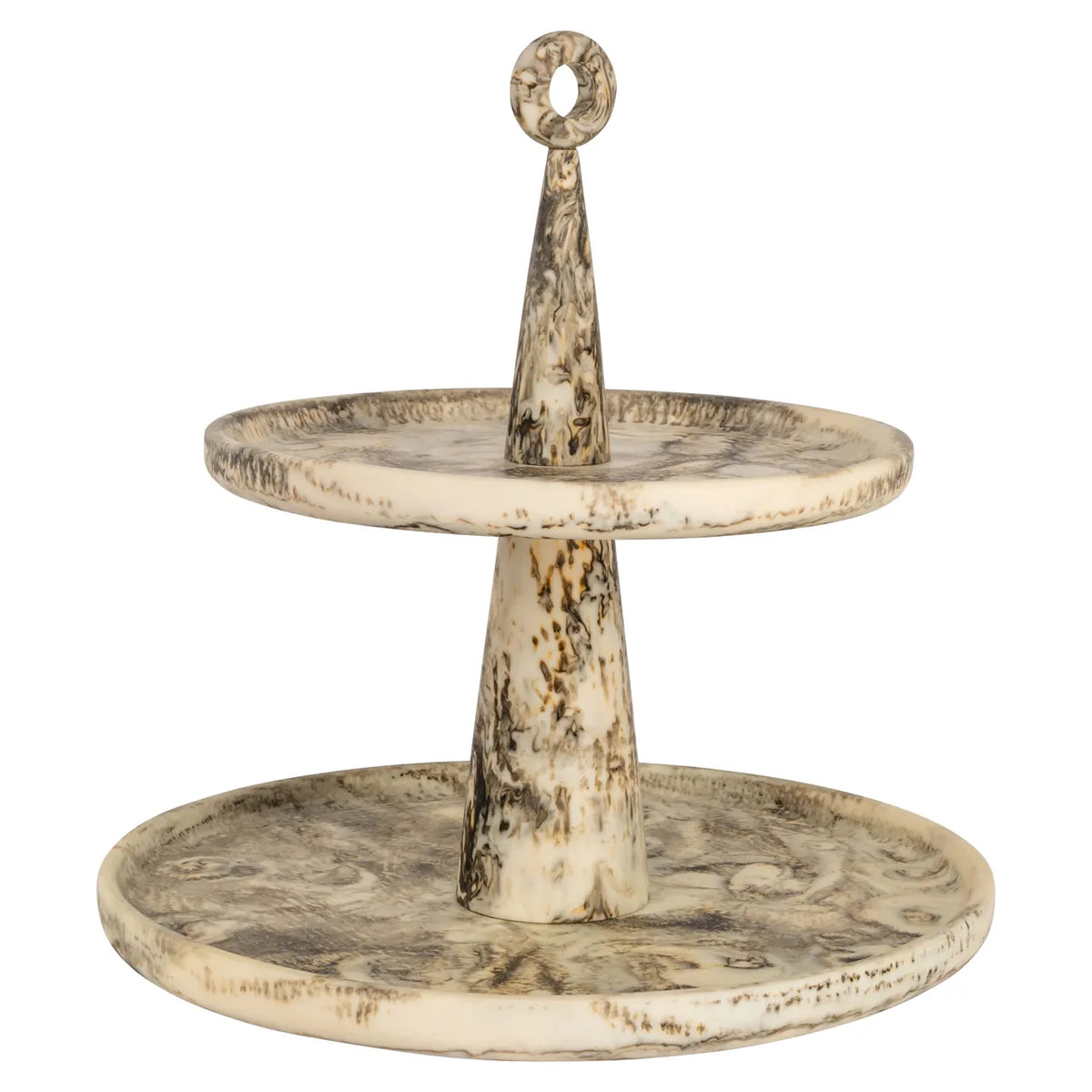 Richmond Interiors Posy Natural Resin Cake Stand