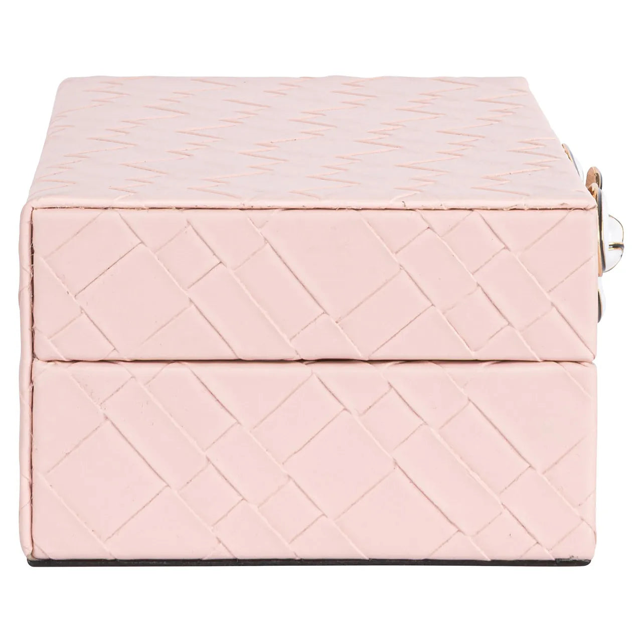Richmond Interiors Lotte Pink Faux Leather Storage Box Small
