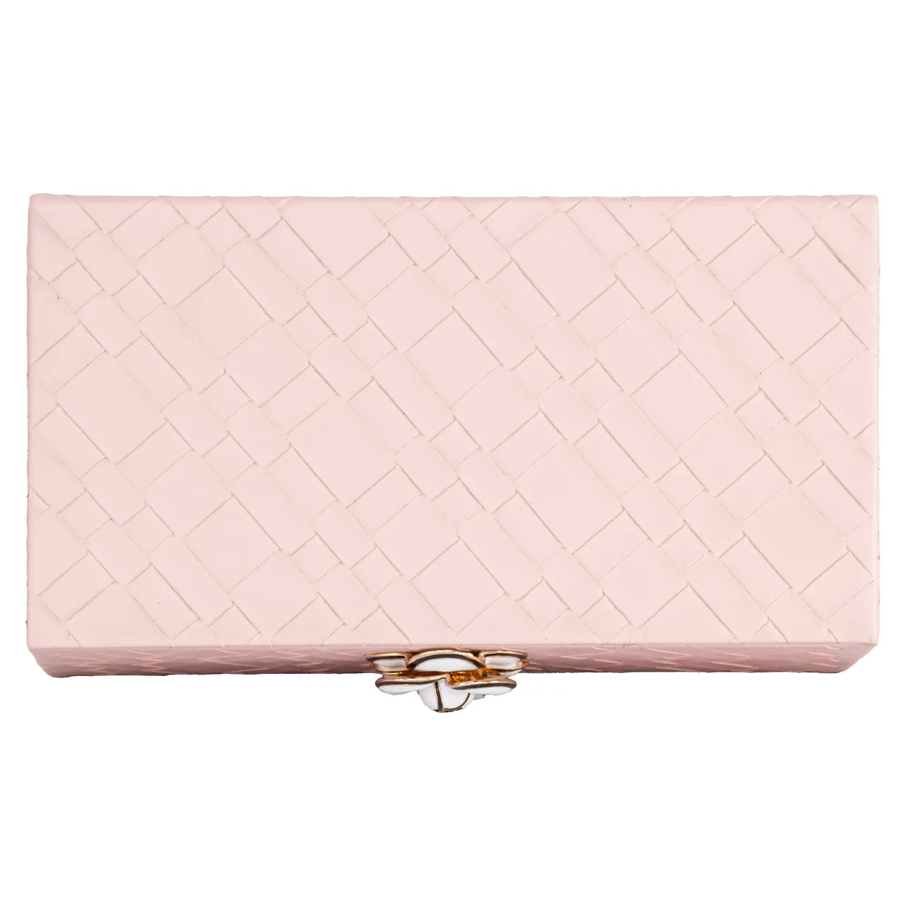 Richmond Interiors Lotte Pink Faux Leather Storage Box Small