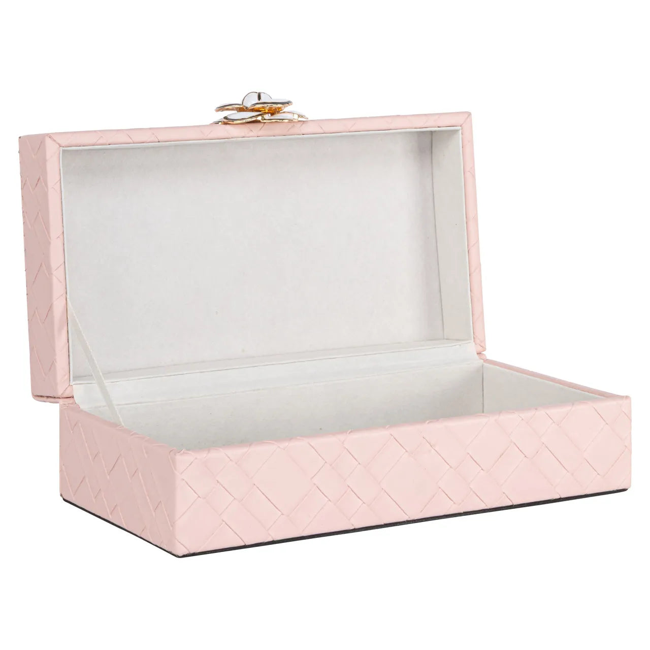 Richmond Interiors Lotte Pink Faux Leather Storage Box Small