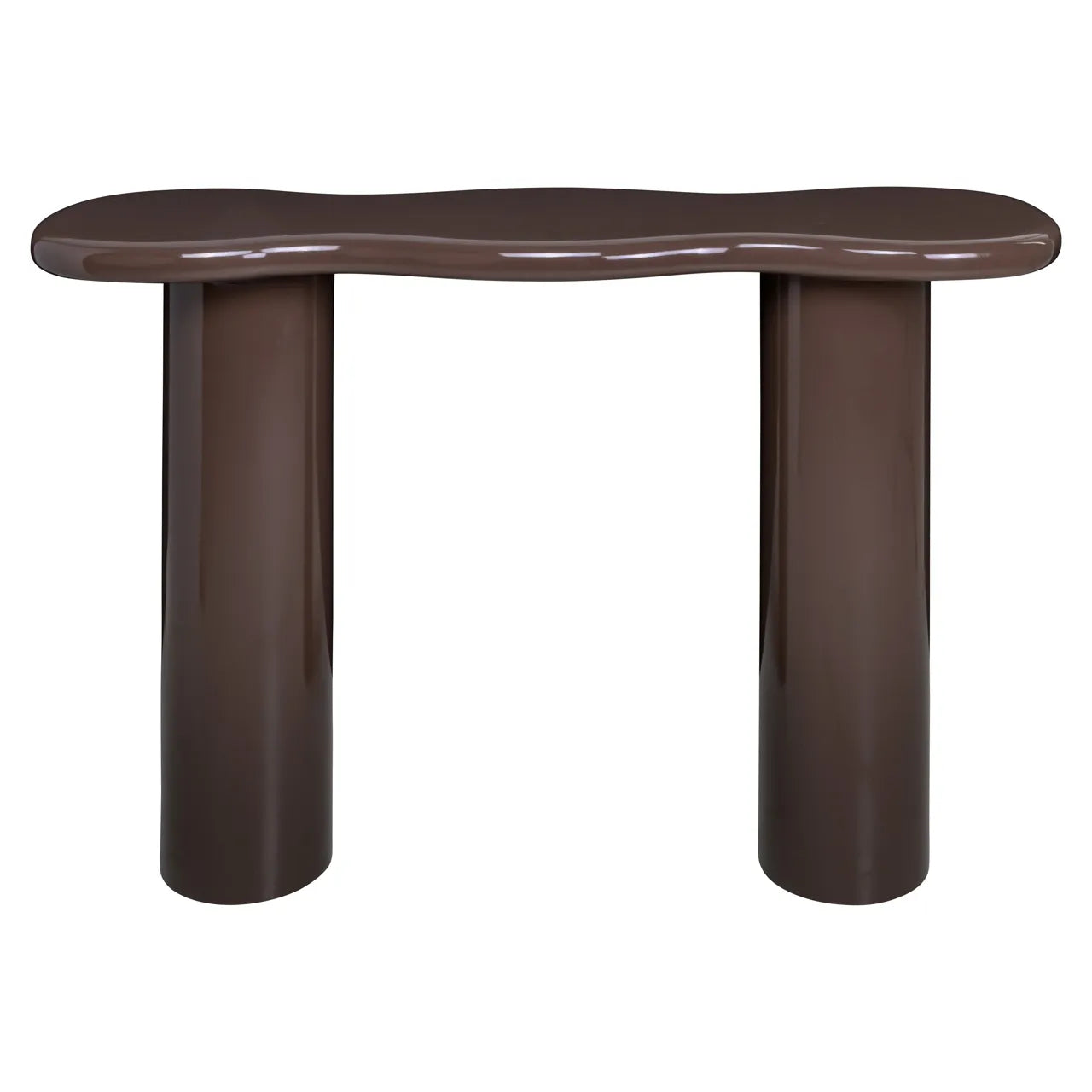 Richmond Interiors Cordelia Chestnut Brown Wood Console Table