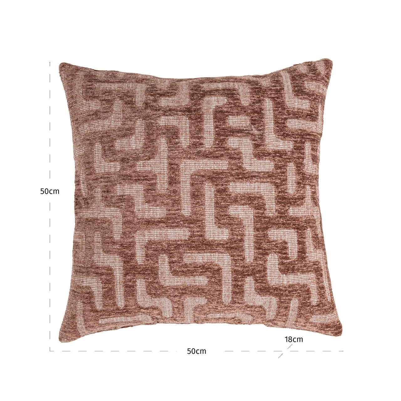 Richmond Interiors Lexa Blush Pink Labyrinth Cushion