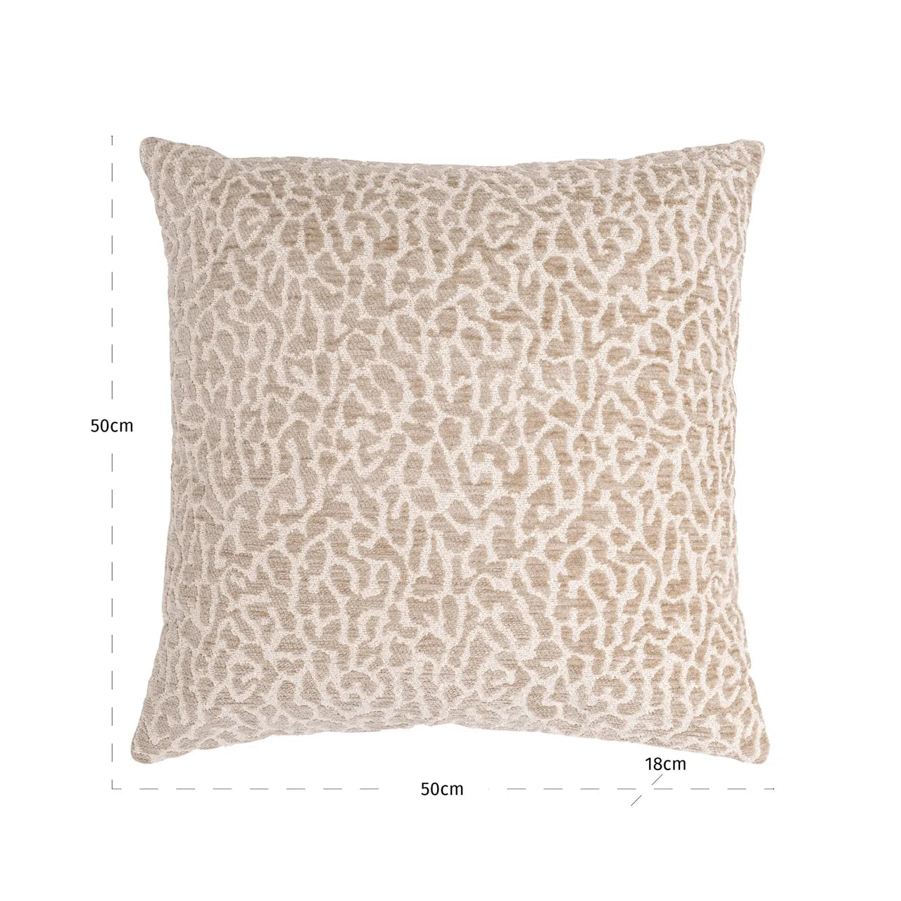 Richmond Interiors Noa Beige Leopard Cushion