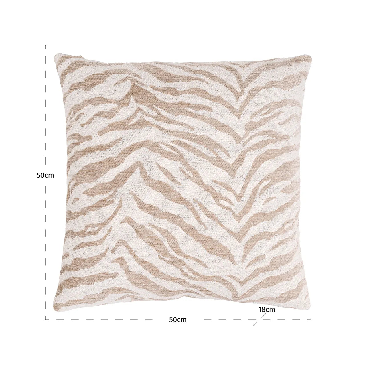 Richmond Interiors Eliza Beige Tiger Cushion