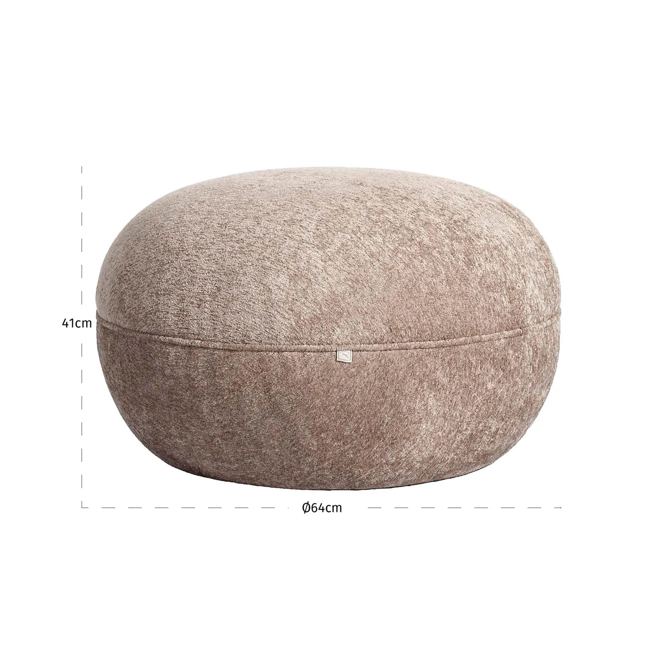 Richmond Interiors Jace Be Easy Sand Pouffe & Footstool