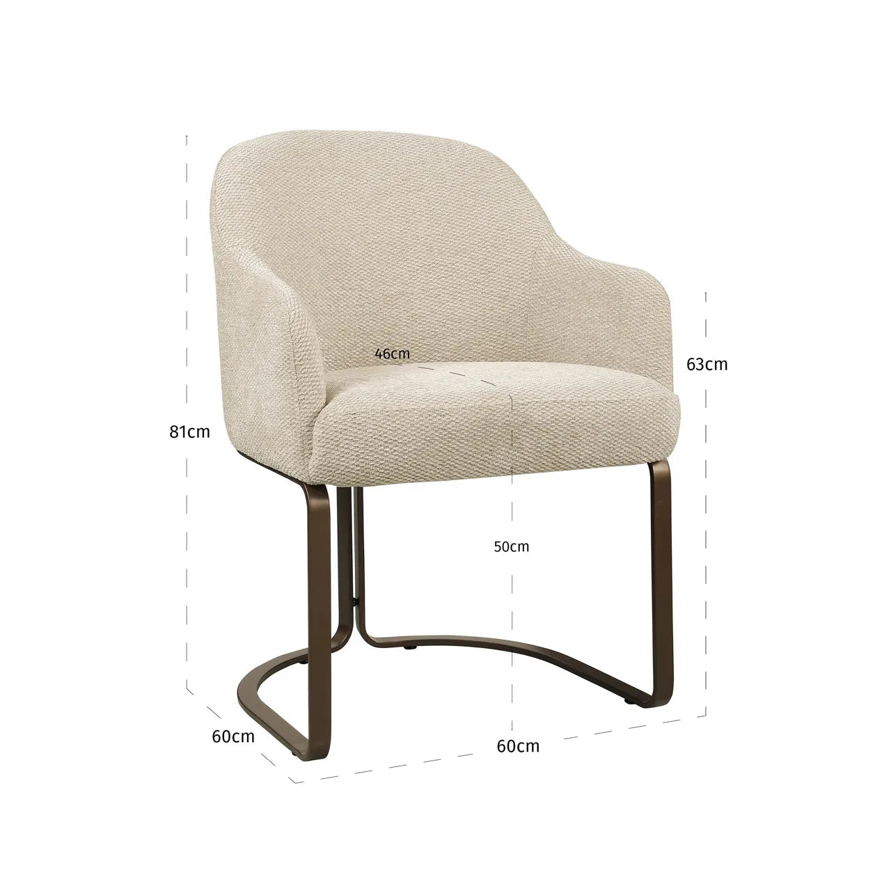 Richmond Interiors Hadley Natural Boldweave Dining Chair