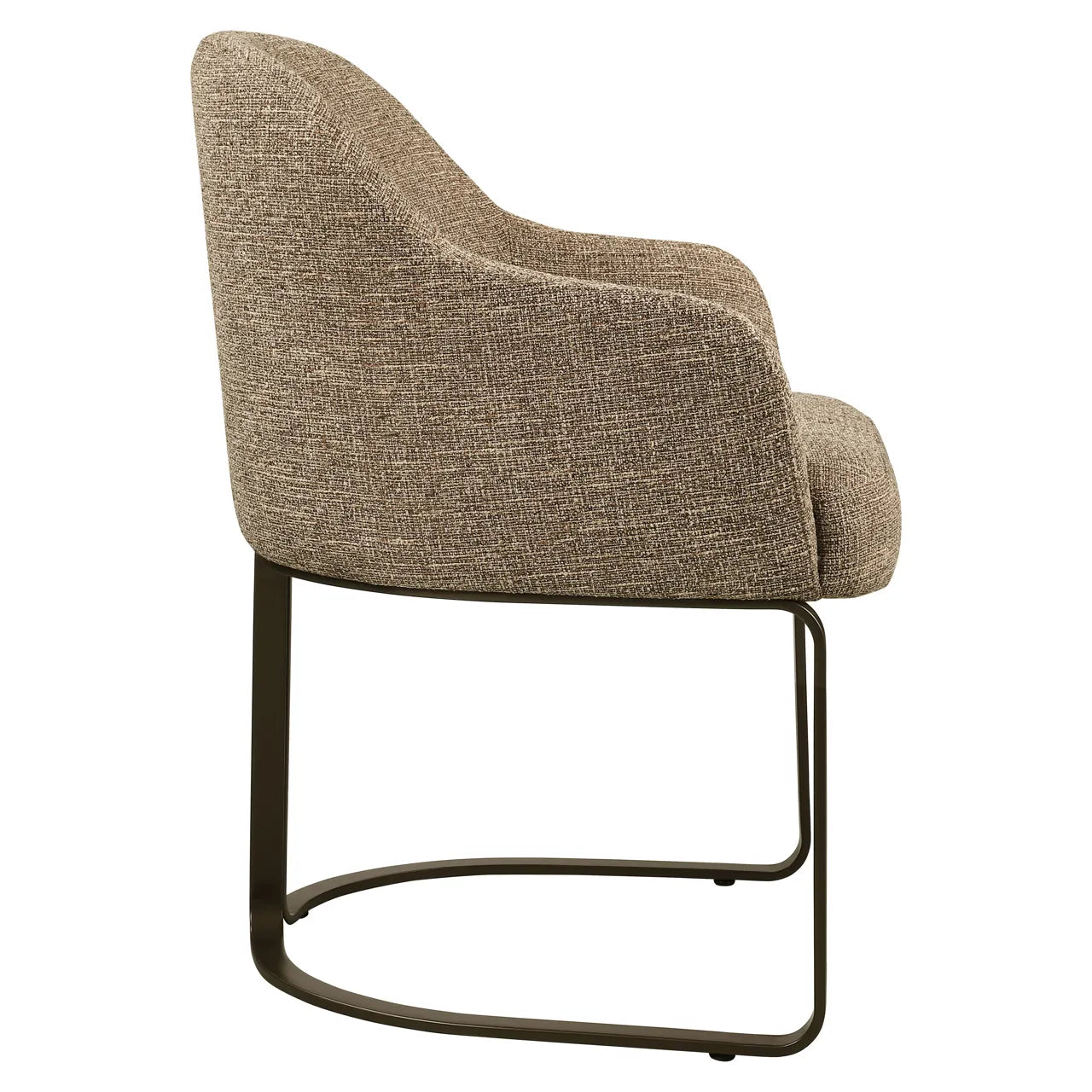 Richmond Interiors Hadley Brown Tweed Dining Chair