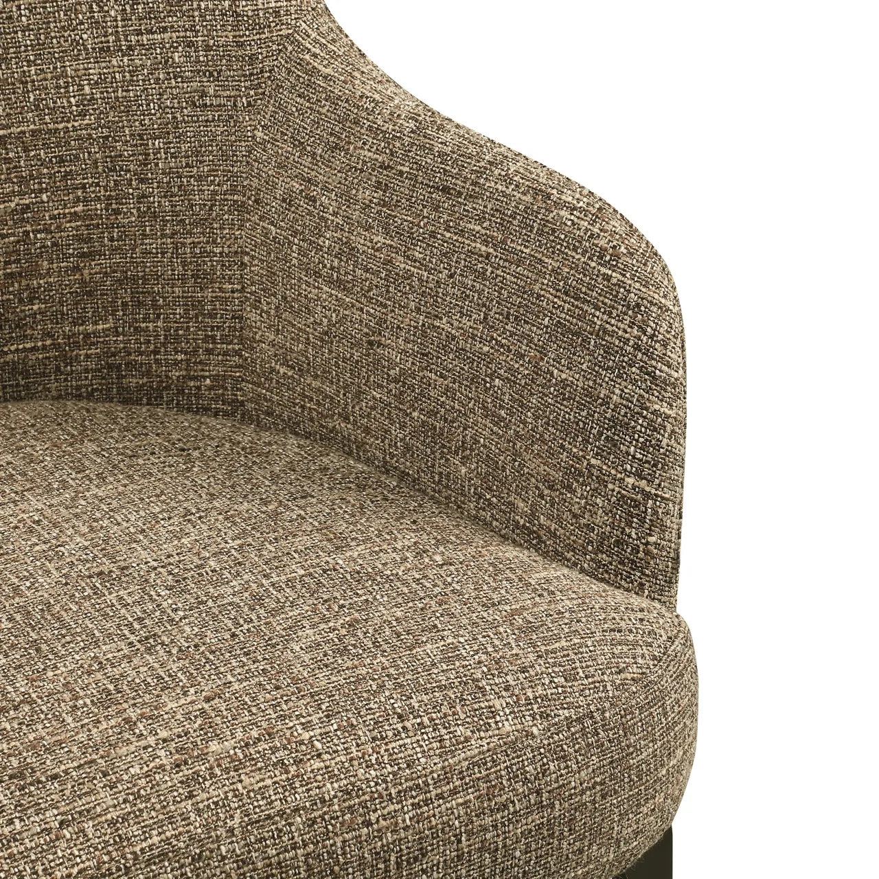 Richmond Interiors Hadley Brown Tweed Dining Chair