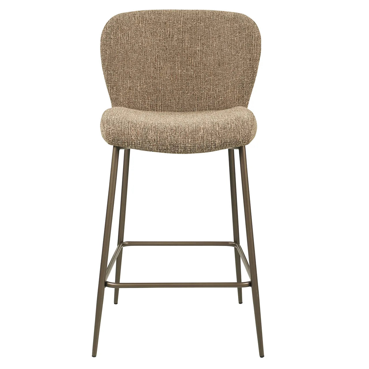 Richmond Interiors Odarby Brown Tweed Counter Stool