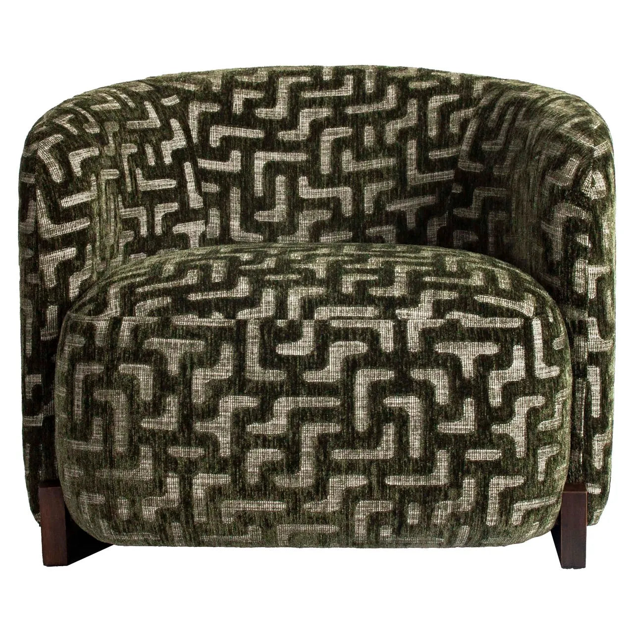 Richmond Interiors Hannah Moss Labyrinth Chenille Armchair