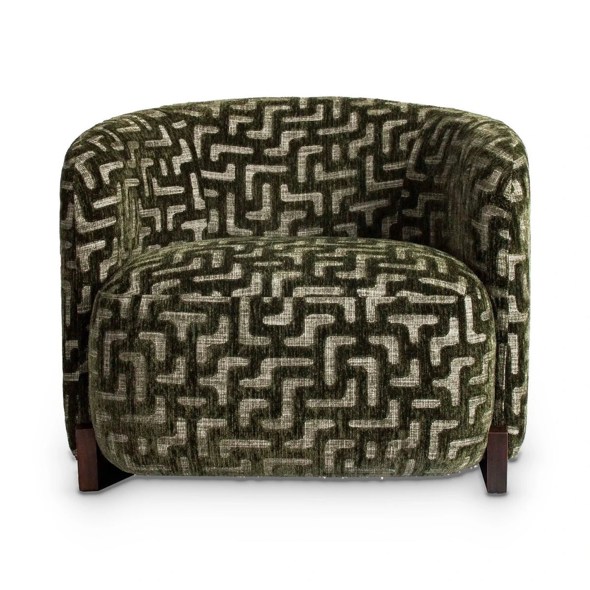 Richmond Interiors Hannah Moss Labyrinth Chenille Armchair