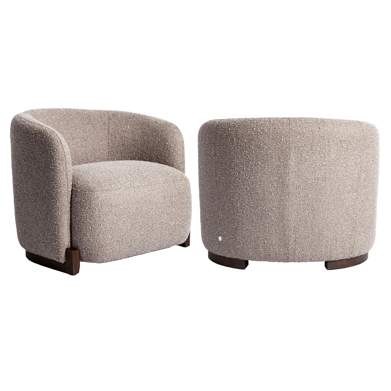 Richmond Interiors Hannah Mocca Boucle Armchair
