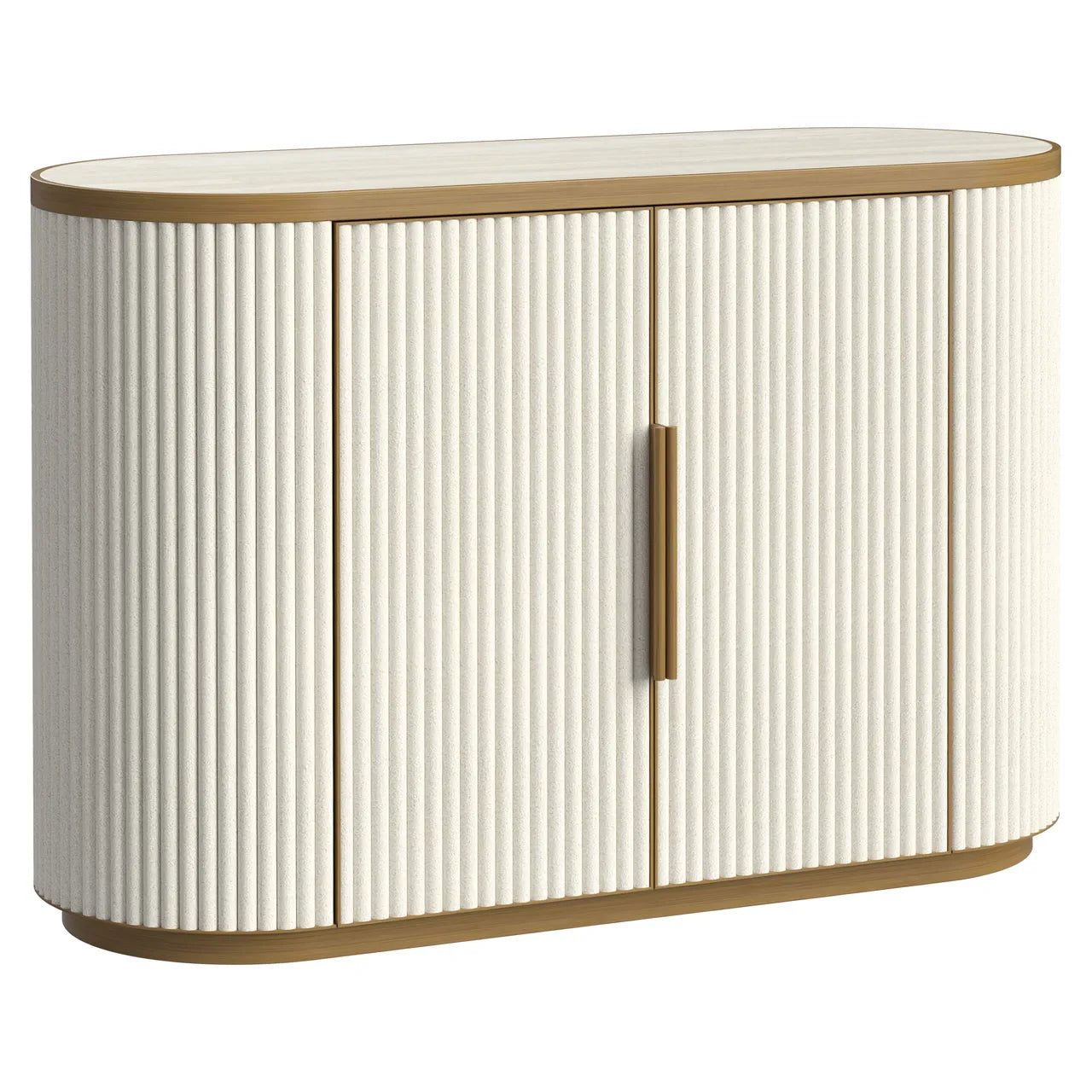 Richmond Interiors Tivoli White Ceramic Sideboard